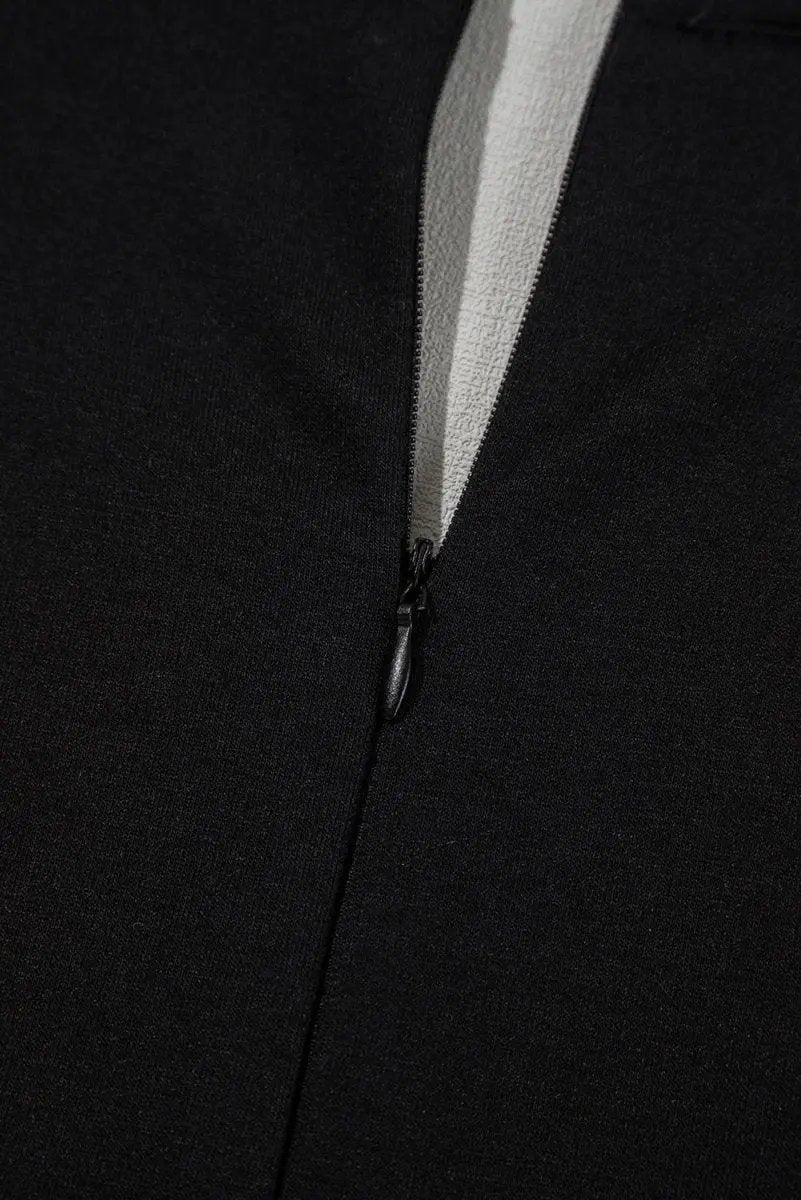 Black White Tie V Neck Pintuck Sleeveless Loose Romper - Love Salve